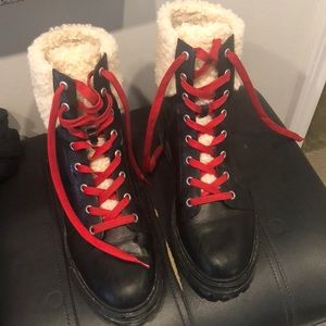 Kenneth Cole combat boots.